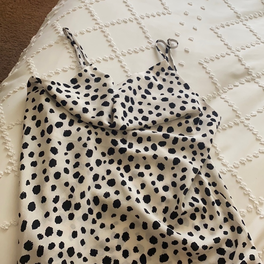 La miel Cheetah cowl neck tank